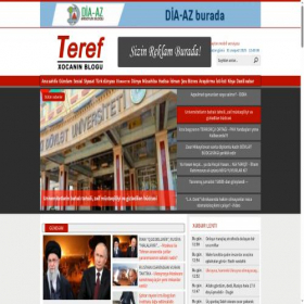 Скриншот главной страницы сайта teref.az