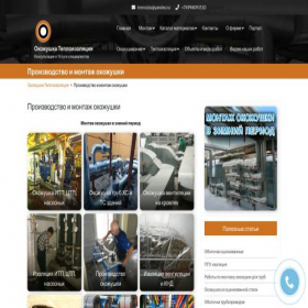 Скриншот главной страницы сайта termoizo.ru