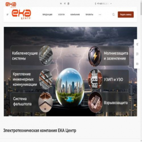 Скриншот главной страницы сайта ternus.ru
