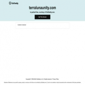 Скриншот главной страницы сайта terralunaunity.com