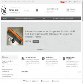 Скриншот главной страницы сайта terskibereg.com