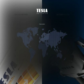 Скриншот главной страницы сайта teslabatteries.com