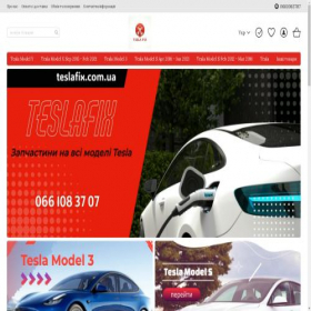 Скриншот главной страницы сайта teslafix.com.ua