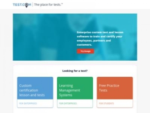 Скриншот главной страницы сайта test.com