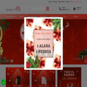 Скриншот главной страницы сайта testerparfum.com