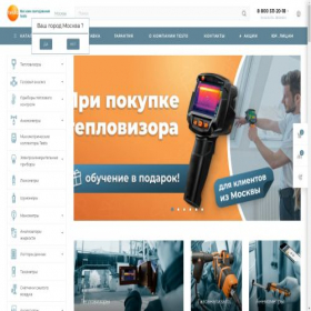 Скриншот главной страницы сайта testo-rus.ru