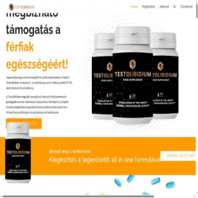Скриншот главной страницы сайта testolibidium-go.com