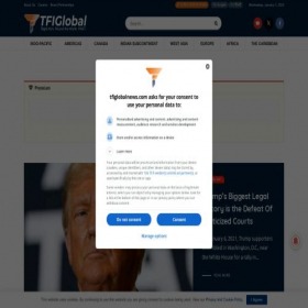 Скриншот главной страницы сайта tfiglobalnews.com
