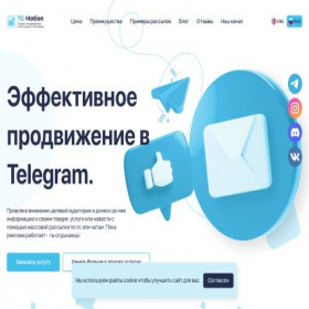 Скриншот главной страницы сайта tgmotion.top