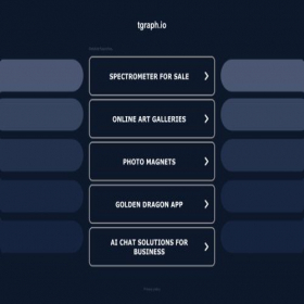 Скриншот главной страницы сайта tgraph.io