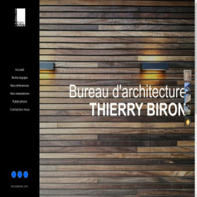 Скриншот главной страницы сайта th-biron.be