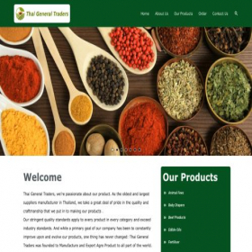 Скриншот главной страницы сайта thaigeneraltraders.com