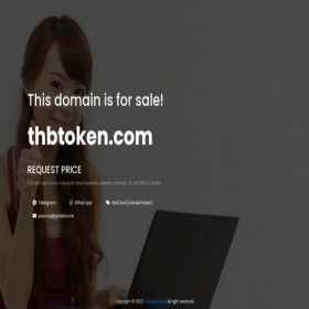 Скриншот главной страницы сайта thbtoken.com