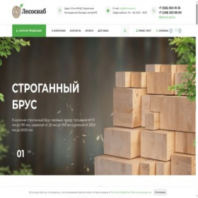 Скриншот главной страницы сайта the-wood.ru