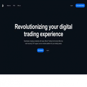 Скриншот главной страницы сайта thebitcointradingcommunity.com