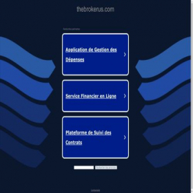Скриншот главной страницы сайта thebrokerus.com