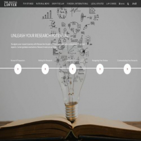 Скриншот главной страницы сайта thedigitallawyer.info