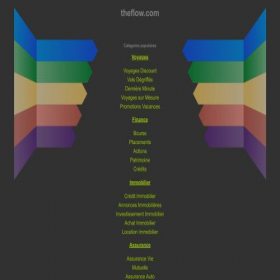 Скриншот главной страницы сайта theflow.com