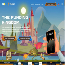 Скриншот главной страницы сайта thefundedtraderprogram.com