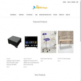 Скриншот главной страницы сайта theimpulseshoppe.com