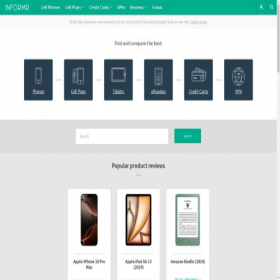 Скриншот главной страницы сайта theinformr.com