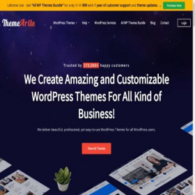 Скриншот главной страницы сайта themearile.com