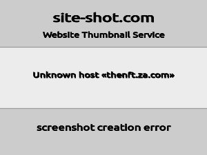 Скриншот главной страницы сайта thenft.za.com