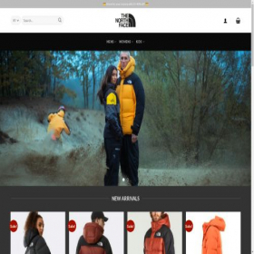 Скриншот главной страницы сайта thenorthface-us.com