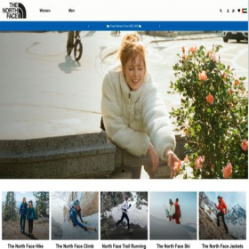 Скриншот главной страницы сайта thenorthfacedubaimall.com