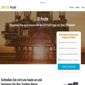 Скриншот главной страницы сайта theoilprofit.com