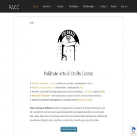 Скриншот главной страницы сайта thepacc.org.uk