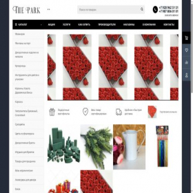 Скриншот главной страницы сайта theparkk.ru