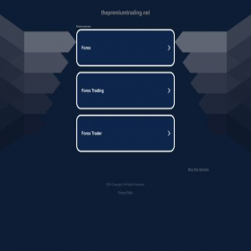 Скриншот главной страницы сайта thepremiumtrading.net