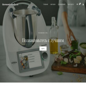 Скриншот главной страницы сайта thermomix-studio.ru