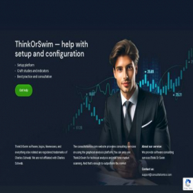 Скриншот главной страницы сайта thetrader.pro