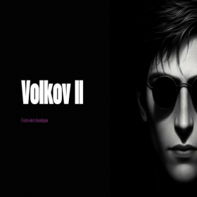 Скриншот главной страницы сайта thevolkov.ru