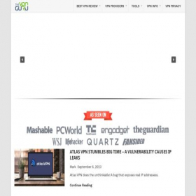 Скриншот главной страницы сайта thevpn.guru