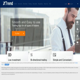 Скриншот главной страницы сайта thextrend.com