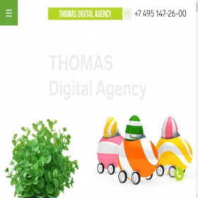Скриншот главной страницы сайта thomas-digital.ru