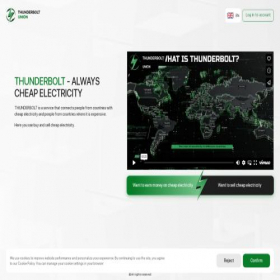 Скриншот главной страницы сайта thunderboltunion.uk