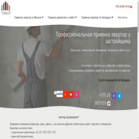 Скриншот главной страницы сайта tial.by