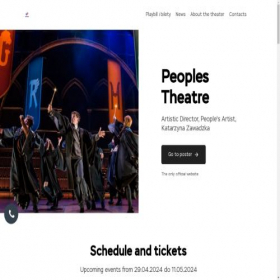 Скриншот главной страницы сайта ticket-theatr.online