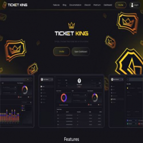 Скриншот главной страницы сайта ticketking.xyz