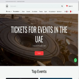 Скриншот главной страницы сайта tickets-event.com