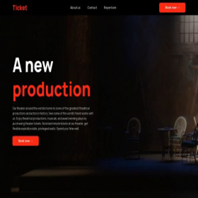 Скриншот главной страницы сайта ticketstheatre.online
