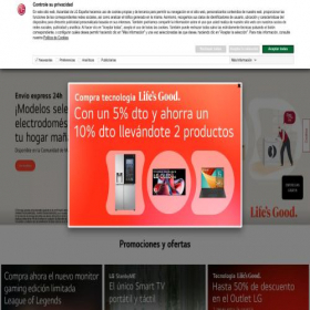 Скриншот главной страницы сайта tiendalgonline.com