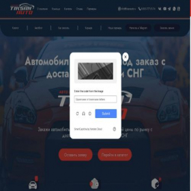 Скриншот главной страницы сайта tiksanauto.ru