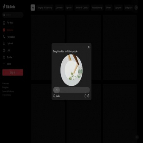 Скриншот главной страницы сайта tiktok.com