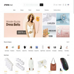 Скриншот главной страницы сайта tiktokglobal.cc