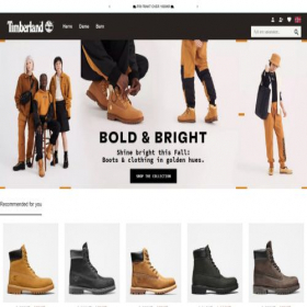 Скриншот главной страницы сайта timberlandnorge.co.no